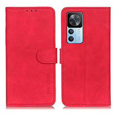 Handytasche Stand Schutzhülle Flip Leder Hülle K03Z für Xiaomi Mi 12T Pro 5G Rot