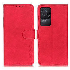 Handytasche Stand Schutzhülle Flip Leder Hülle K03Z für Xiaomi Redmi K50 Pro 5G Rot