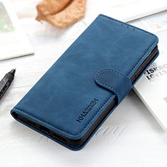 Handytasche Stand Schutzhülle Flip Leder Hülle K03Z für Xiaomi Redmi Note 9 4G Blau