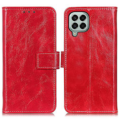 Handytasche Stand Schutzhülle Flip Leder Hülle K04Z für Samsung Galaxy M33 5G Rot