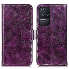 Handytasche Stand Schutzhülle Flip Leder Hülle K04Z für Xiaomi Redmi K50 Pro 5G Violett