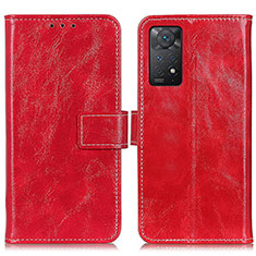Handytasche Stand Schutzhülle Flip Leder Hülle K04Z für Xiaomi Redmi Note 11 Pro 4G Rot