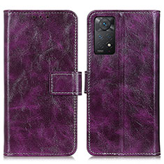 Handytasche Stand Schutzhülle Flip Leder Hülle K04Z für Xiaomi Redmi Note 11 Pro 4G Violett