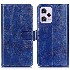 Handytasche Stand Schutzhülle Flip Leder Hülle K04Z für Xiaomi Redmi Note 12 Pro 5G Blau
