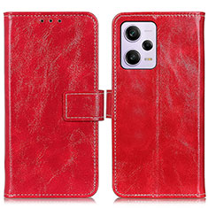 Handytasche Stand Schutzhülle Flip Leder Hülle K04Z für Xiaomi Redmi Note 12 Pro 5G Rot