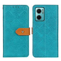 Handytasche Stand Schutzhülle Flip Leder Hülle K05Z für Xiaomi Redmi Note 11E 5G Grün