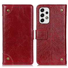 Handytasche Stand Schutzhülle Flip Leder Hülle K06Z für Samsung Galaxy A23 5G Rot