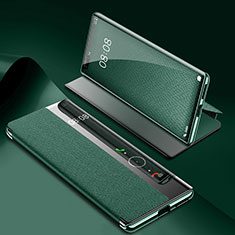 Handytasche Stand Schutzhülle Flip Leder Hülle K07 für Huawei Mate 40E Pro 4G Grün