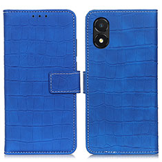 Handytasche Stand Schutzhülle Flip Leder Hülle K07Z für Huawei Honor X5 Blau