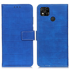 Handytasche Stand Schutzhülle Flip Leder Hülle K07Z für Xiaomi Redmi 10A 4G Blau