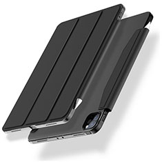 Handytasche Stand Schutzhülle Flip Leder Hülle L01 für Apple iPad Pro 12.9 (2020) Schwarz