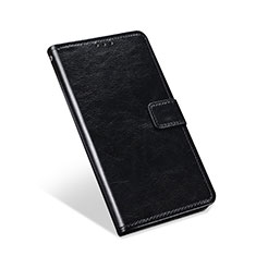 Handytasche Stand Schutzhülle Flip Leder Hülle L01 für Blackberry KEYone Schwarz