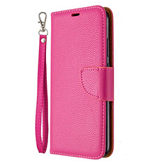 Handytasche Stand Schutzhülle Flip Leder Hülle L01 für Huawei Honor 9C Pink