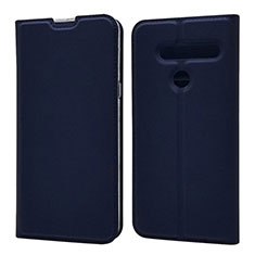 Handytasche Stand Schutzhülle Flip Leder Hülle L01 für LG G8 ThinQ Blau