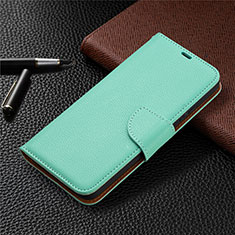 Handytasche Stand Schutzhülle Flip Leder Hülle L01 für Nokia 3.4 Minzgrün