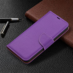 Handytasche Stand Schutzhülle Flip Leder Hülle L01 für Nokia 3.4 Violett