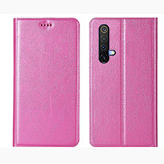 Handytasche Stand Schutzhülle Flip Leder Hülle L01 für Realme X50m 5G Rosa