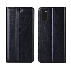 Handytasche Stand Schutzhülle Flip Leder Hülle L01 für Samsung Galaxy M51 Schwarz