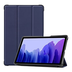 Handytasche Stand Schutzhülle Flip Leder Hülle L01 für Samsung Galaxy Tab A7 Wi-Fi 10.4 SM-T500 Blau