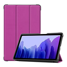 Handytasche Stand Schutzhülle Flip Leder Hülle L01 für Samsung Galaxy Tab A7 Wi-Fi 10.4 SM-T500 Violett