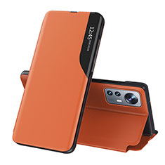 Handytasche Stand Schutzhülle Flip Leder Hülle L01 für Xiaomi Mi 12 5G Orange