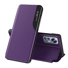 Handytasche Stand Schutzhülle Flip Leder Hülle L01 für Xiaomi Mi 12 5G Violett