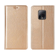 Handytasche Stand Schutzhülle Flip Leder Hülle L01 für Xiaomi Redmi 10X 5G Gold