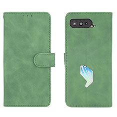 Handytasche Stand Schutzhülle Flip Leder Hülle L01Z für Asus ROG Phone 5 Pro Grün