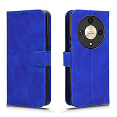 Handytasche Stand Schutzhülle Flip Leder Hülle L01Z für Huawei Honor X9b 5G Blau
