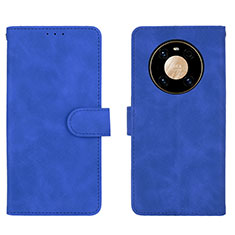 Handytasche Stand Schutzhülle Flip Leder Hülle L01Z für Huawei Mate 40 Pro Blau