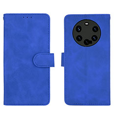 Handytasche Stand Schutzhülle Flip Leder Hülle L01Z für Huawei Mate 40 Pro+ Plus Blau