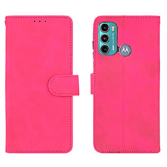 Handytasche Stand Schutzhülle Flip Leder Hülle L01Z für Motorola Moto G40 Fusion Pink