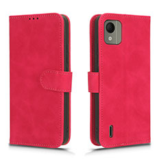 Handytasche Stand Schutzhülle Flip Leder Hülle L01Z für Nokia C110 Pink