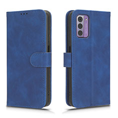 Handytasche Stand Schutzhülle Flip Leder Hülle L01Z für Nokia G42 5G Blau