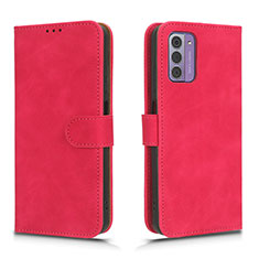 Handytasche Stand Schutzhülle Flip Leder Hülle L01Z für Nokia G42 5G Pink