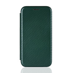 Handytasche Stand Schutzhülle Flip Leder Hülle L01Z für Samsung Galaxy M21s Grün