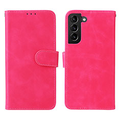 Handytasche Stand Schutzhülle Flip Leder Hülle L01Z für Samsung Galaxy S21 5G Pink