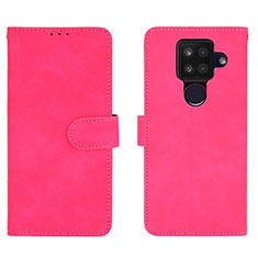 Handytasche Stand Schutzhülle Flip Leder Hülle L01Z für Sharp Aquos Sense4 Plus Pink