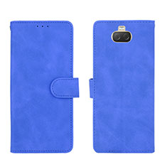 Handytasche Stand Schutzhülle Flip Leder Hülle L01Z für Sony Xperia 10 Blau