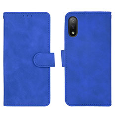 Handytasche Stand Schutzhülle Flip Leder Hülle L01Z für Sony Xperia Ace II Blau