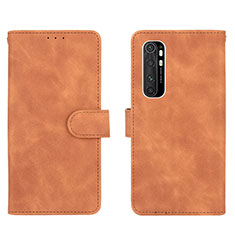 Handytasche Stand Schutzhülle Flip Leder Hülle L01Z für Xiaomi Mi Note 10 Lite Braun