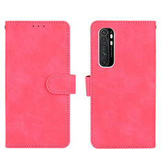 Handytasche Stand Schutzhülle Flip Leder Hülle L01Z für Xiaomi Mi Note 10 Lite Pink