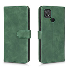 Handytasche Stand Schutzhülle Flip Leder Hülle L01Z für Xiaomi Poco C40 Grün