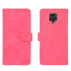Handytasche Stand Schutzhülle Flip Leder Hülle L01Z für Xiaomi Redmi Note 9S Pink