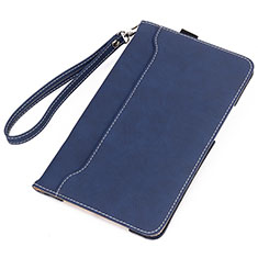 Handytasche Stand Schutzhülle Flip Leder Hülle L02 für Amazon Kindle 6 inch Blau