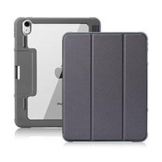 Handytasche Stand Schutzhülle Flip Leder Hülle L02 für Apple iPad Air 10.9 (2020) Grau