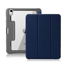Handytasche Stand Schutzhülle Flip Leder Hülle L02 für Apple iPad Air 10.9 (2020) Königs Blau