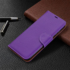 Handytasche Stand Schutzhülle Flip Leder Hülle L02 für Huawei Honor 9A Violett
