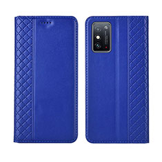 Handytasche Stand Schutzhülle Flip Leder Hülle L02 für Huawei Honor X10 Max 5G Blau