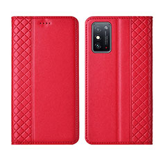 Handytasche Stand Schutzhülle Flip Leder Hülle L02 für Huawei Honor X10 Max 5G Rot